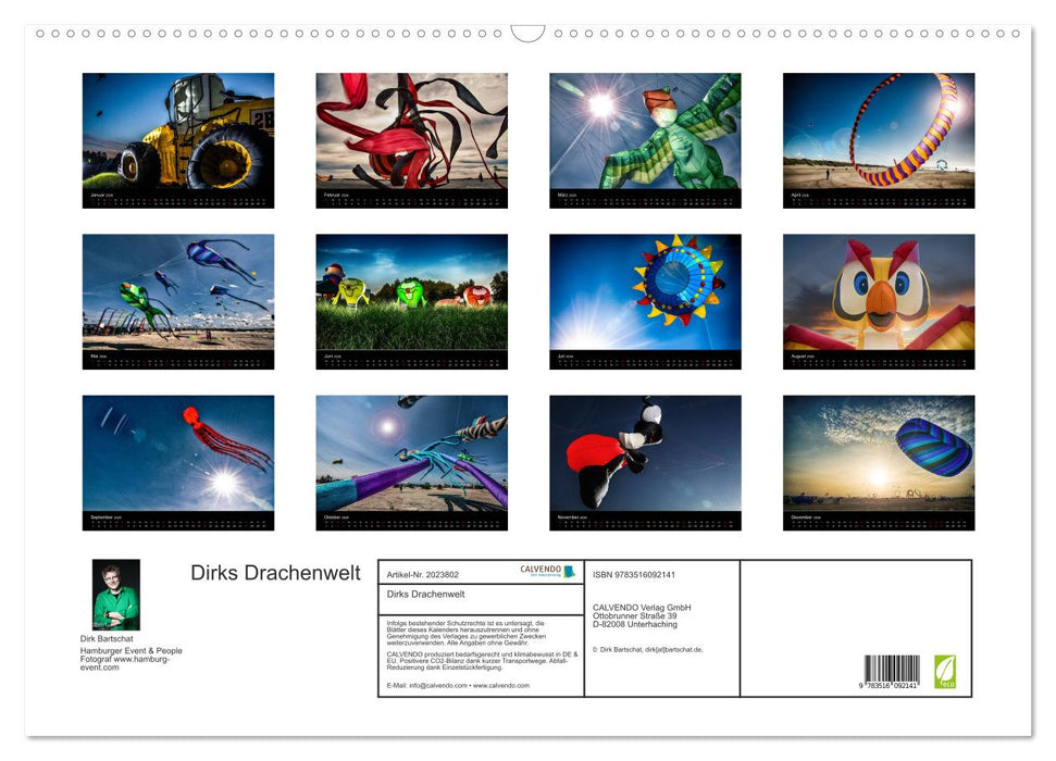 Dirks Drachenwelt (CALVENDO Wandkalender 2026)