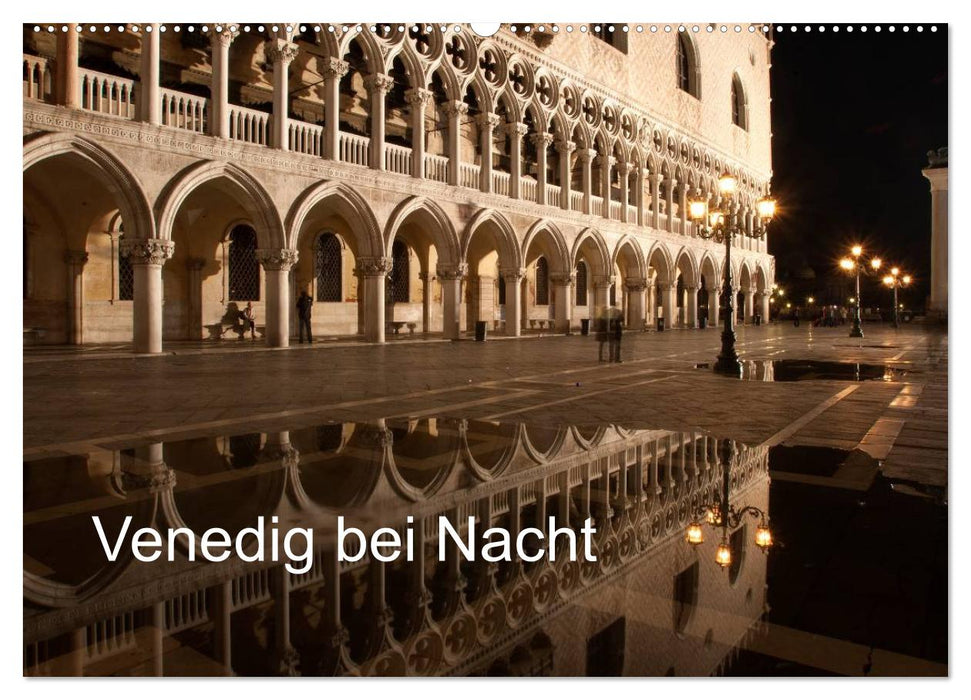 Venedig bei Nacht (CALVENDO Wandkalender 2026)