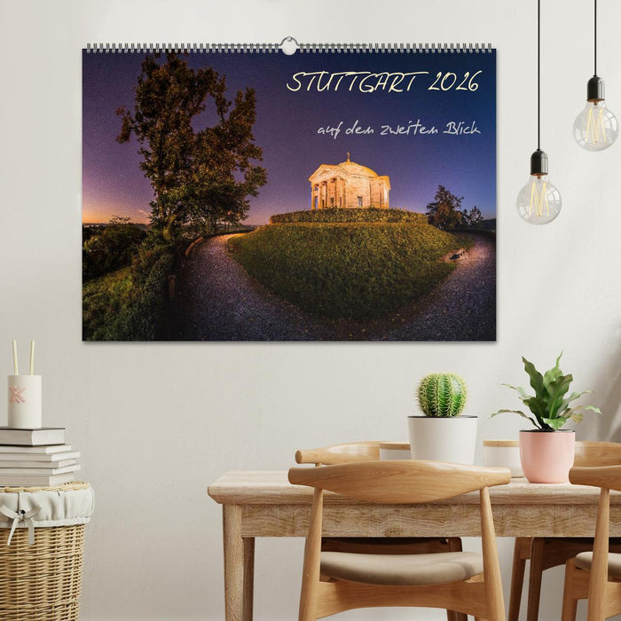 STUTTGART 2026 auf den zweiten Blick (CALVENDO Wandkalender 2026)