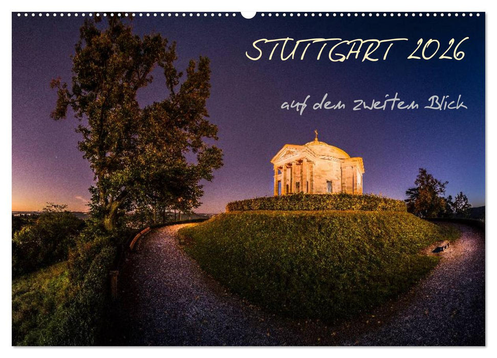 STUTTGART 2026 auf den zweiten Blick (CALVENDO Wandkalender 2026)