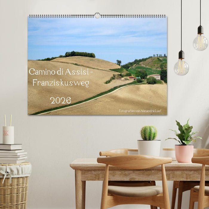Camino di Assisi - Franziskusweg (CALVENDO Wandkalender 2026)