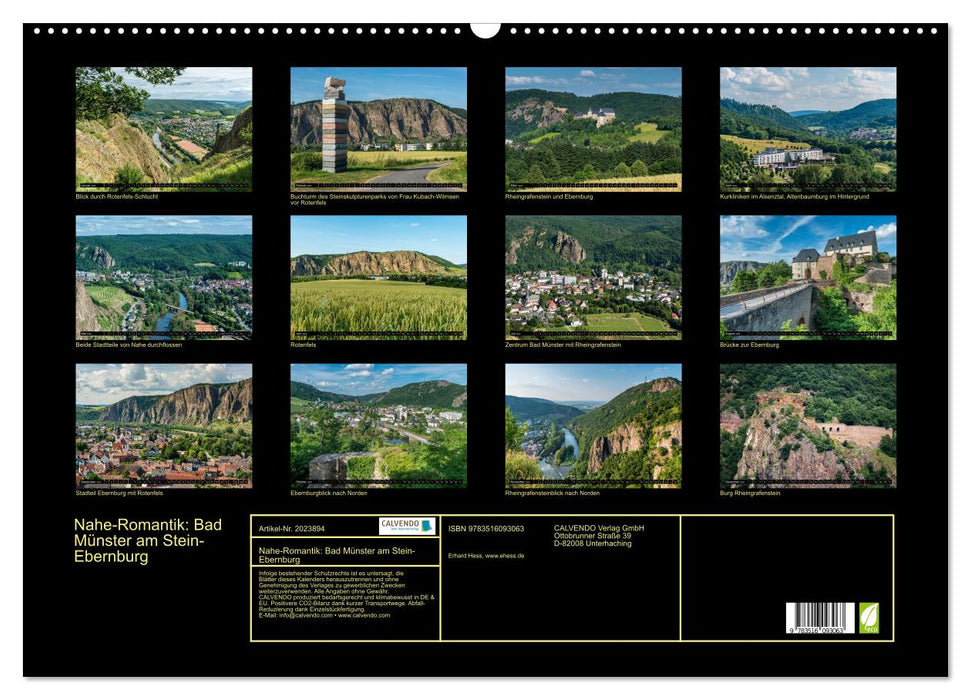 Nahe-Romantik: Bad Münster am Stein-Ebernburg (CALVENDO Wandkalender 2026)