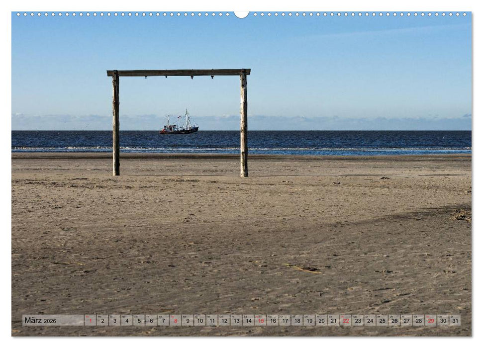 ST. PETER-ORDING PURistisch (CALVENDO Premium Wandkalender 2026)