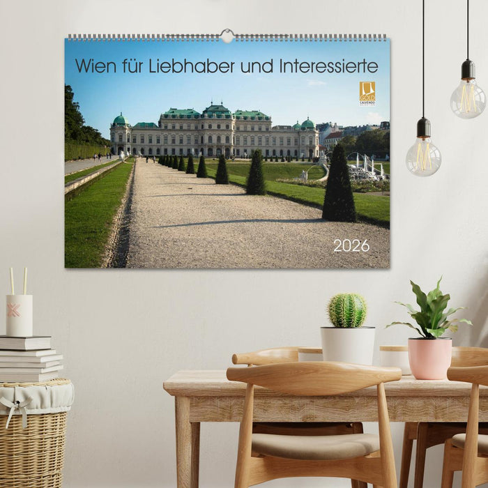 Wien für Liebhaber und Interessierte (CALVENDO Wandkalender 2026)