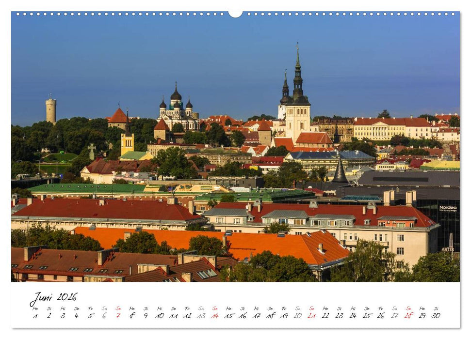 Tallinn Altstadt (CALVENDO Premium Wandkalender 2026)