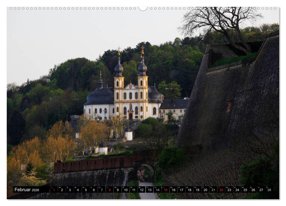 Würzburg am Abend (CALVENDO Premium Wandkalender 2026)