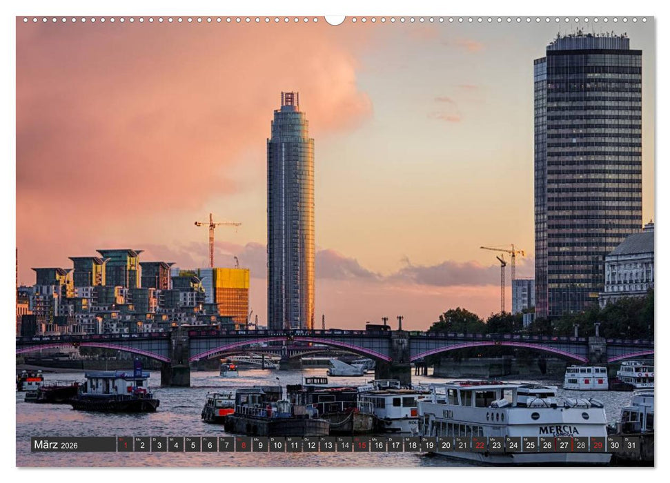 London Light (CALVENDO Premium Wandkalender 2026)