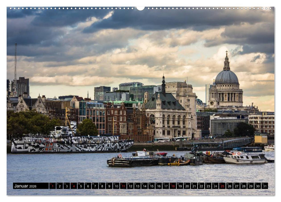 Wundervolles London (CALVENDO Premium Wandkalender 2026)