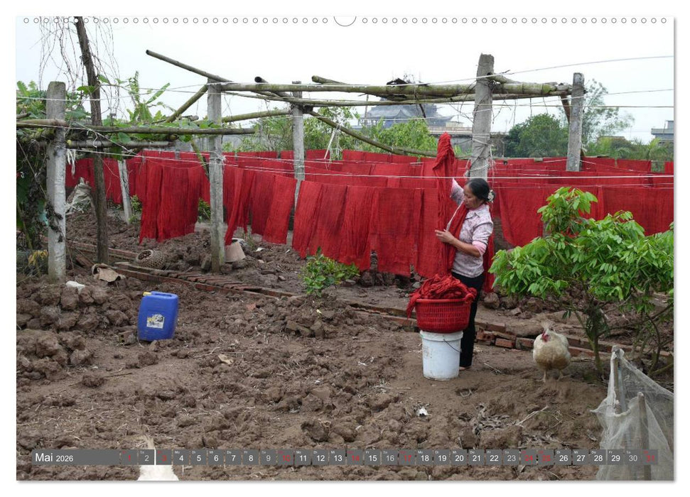 Menschen in Vietnam (CALVENDO Wandkalender 2026)