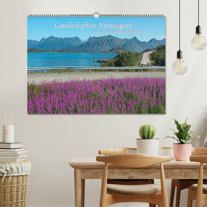 Landschaften Norwegens zwischen Polarkreis und Nordkap (CALVENDO Wandkalender 2026)