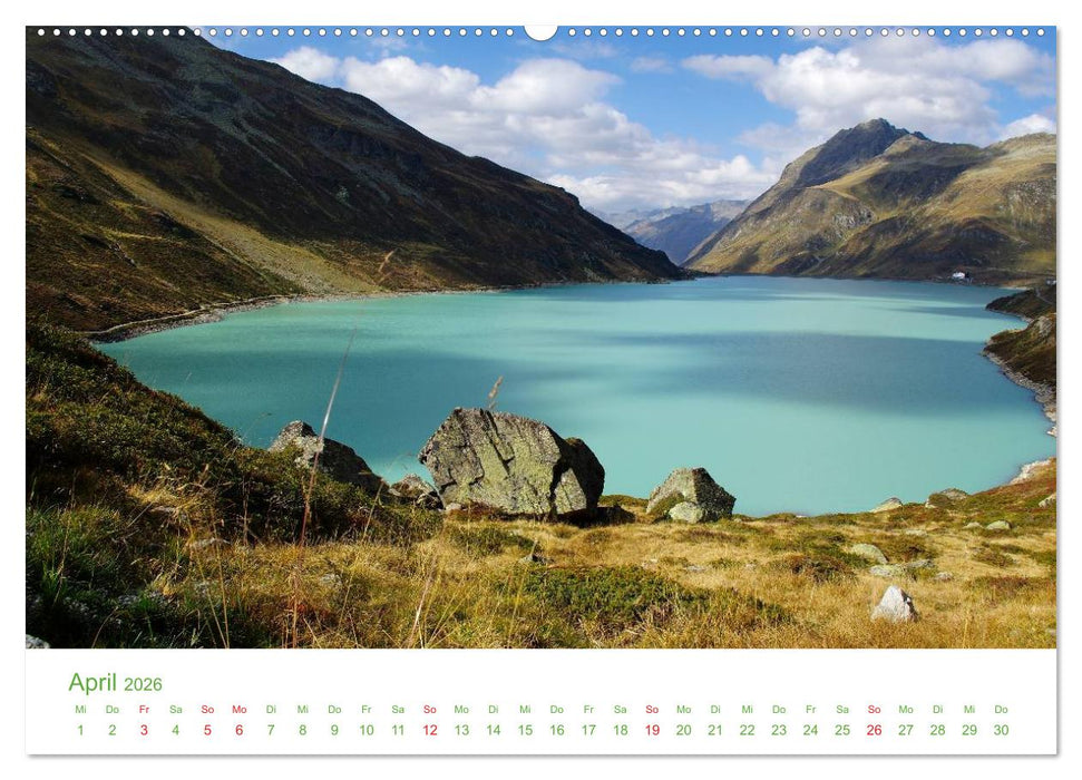 Bergwelt in Österreich (CALVENDO Premium Wandkalender 2026)