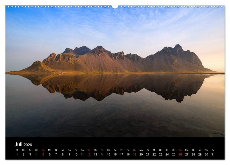 Island - einzigartige Landschaften (CALVENDO Premium Wandkalender 2026)