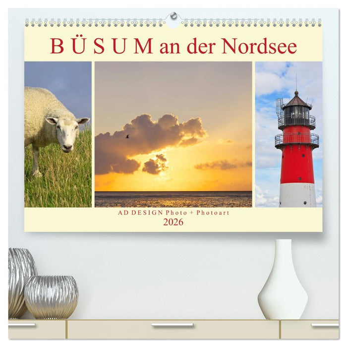 Büsum an der Nordsee (CALVENDO Premium Wandkalender 2026)