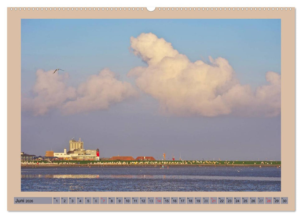 Büsum an der Nordsee (CALVENDO Premium Wandkalender 2026)