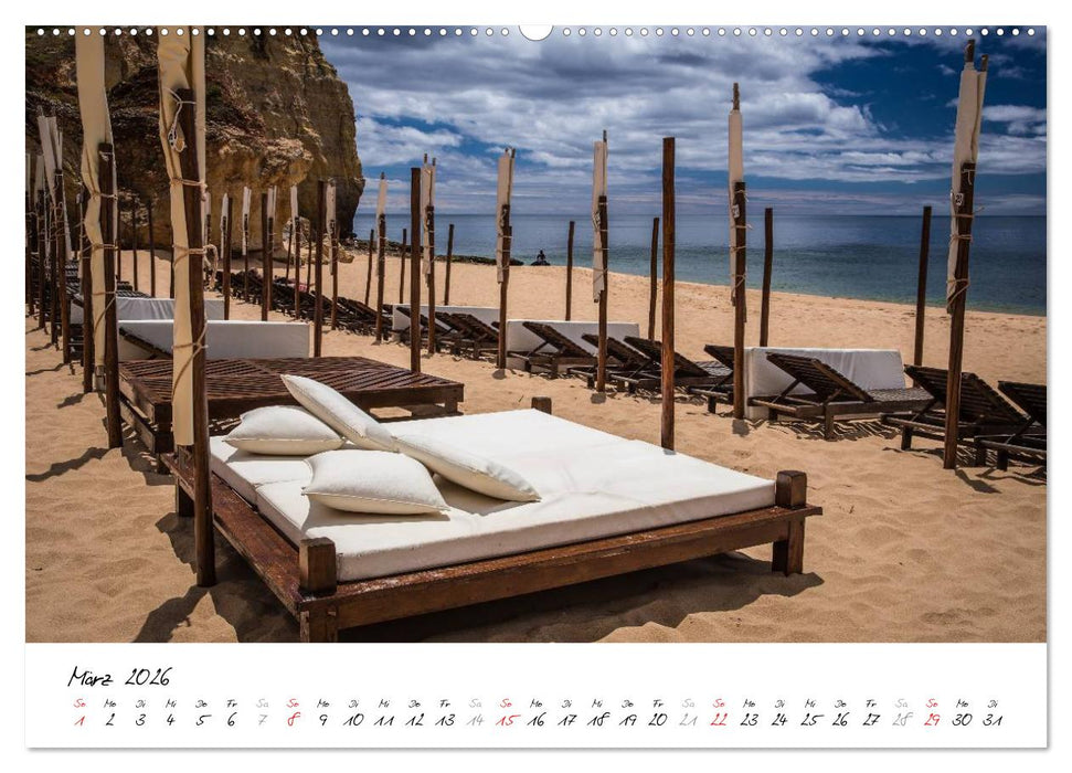 Die portugiesische Atlantikküste - Algarve (CALVENDO Premium Wandkalender 2026)