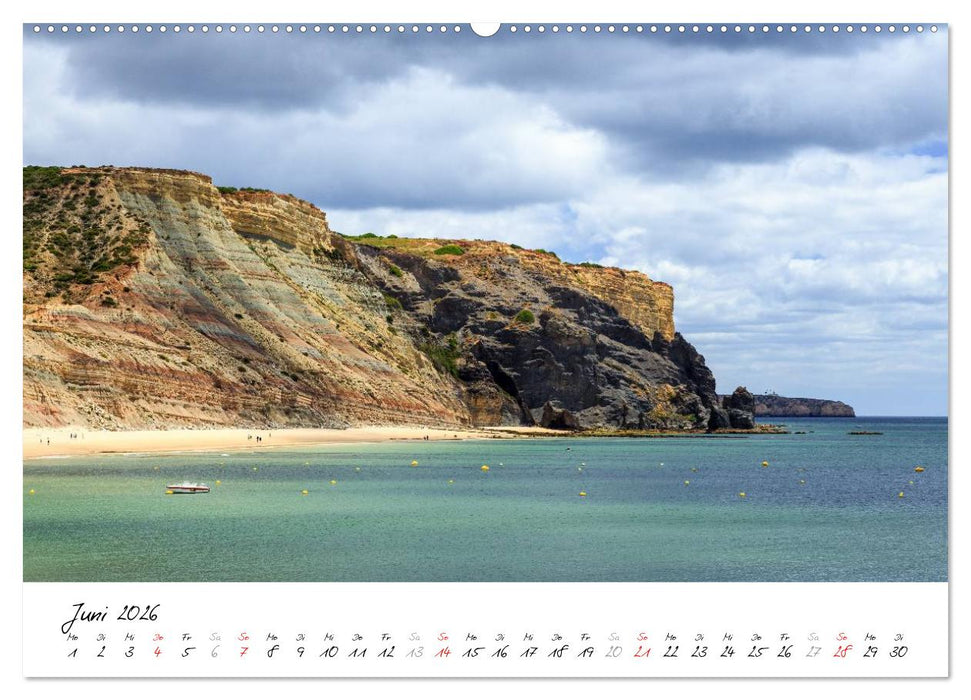Die portugiesische Atlantikküste - Algarve (CALVENDO Premium Wandkalender 2026)