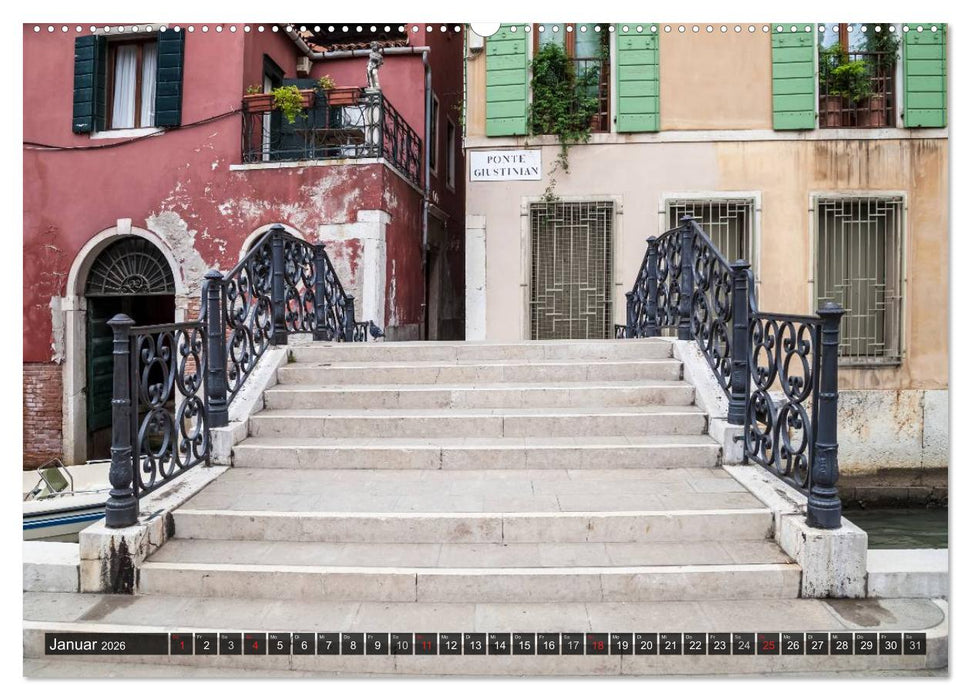 VENEDIG charmante Details (CALVENDO Premium Wandkalender 2026)