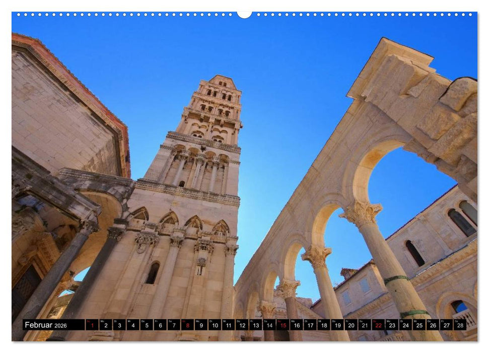 Split Metropole Dalmatiens (CALVENDO Wandkalender 2026)