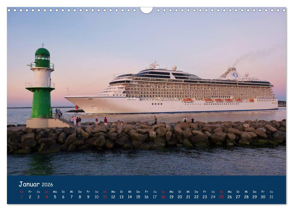 Traumschiffe im Norden (CALVENDO Wandkalender 2026)