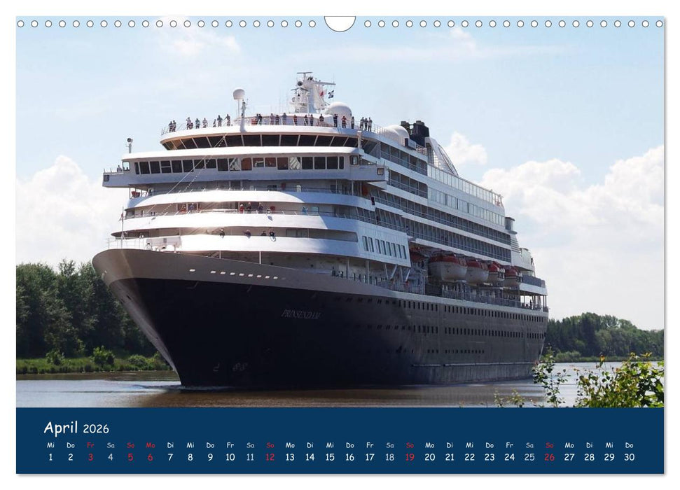 Traumschiffe im Norden (CALVENDO Wandkalender 2026)