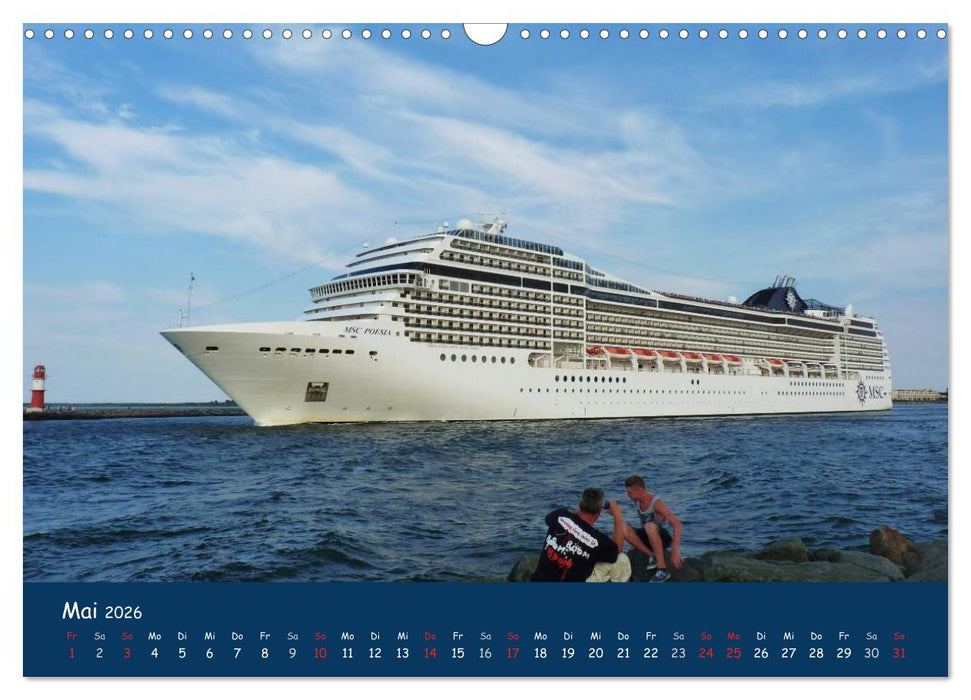 Traumschiffe im Norden (CALVENDO Wandkalender 2026)