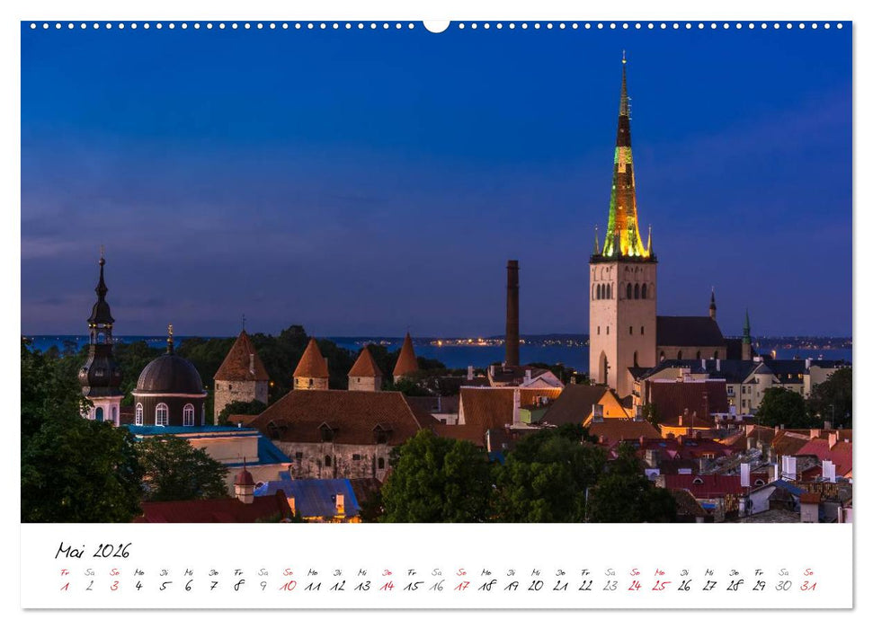 Tallinn Altstadt (CALVENDO Wandkalender 2026)