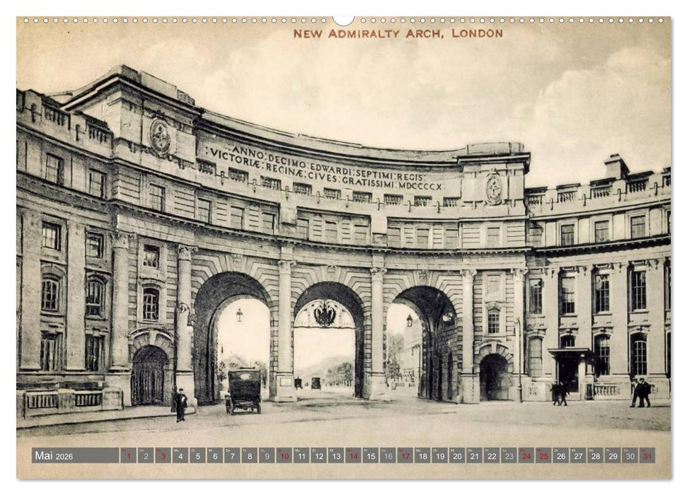 Schönes altes London in historischen Bildern (CALVENDO Wandkalender 2026)