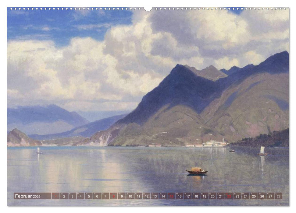 Gemalte Landschaften (CALVENDO Premium Wandkalender 2026)