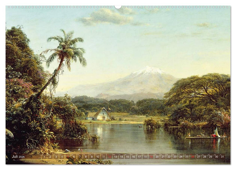 Gemalte Landschaften (CALVENDO Premium Wandkalender 2026)