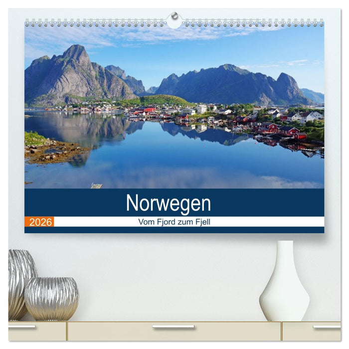 Norwegen 2026 - vom Fjord zum Fjell (CALVENDO Premium Wandkalender 2026)