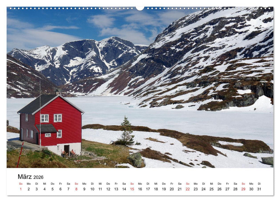 Norwegen 2026 - vom Fjord zum Fjell (CALVENDO Premium Wandkalender 2026)