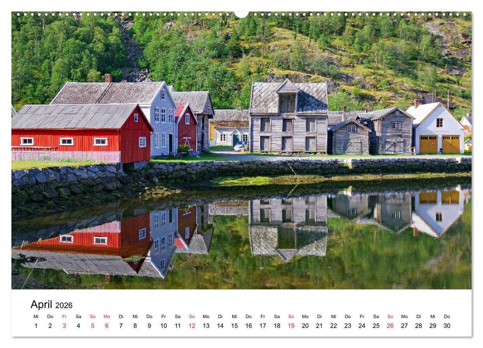 Norwegen 2026 - vom Fjord zum Fjell (CALVENDO Premium Wandkalender 2026)