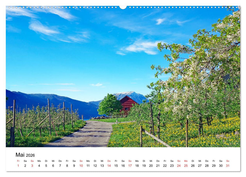 Norwegen 2026 - vom Fjord zum Fjell (CALVENDO Premium Wandkalender 2026)