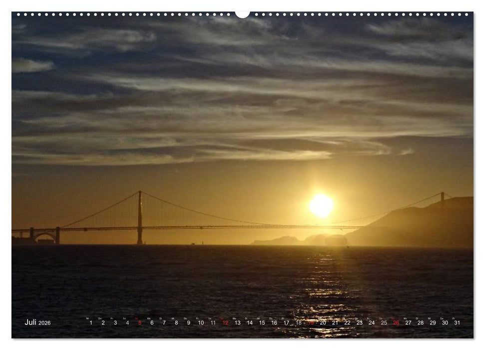 San Francisco Westküste USA (CALVENDO Premium Wandkalender 2026)