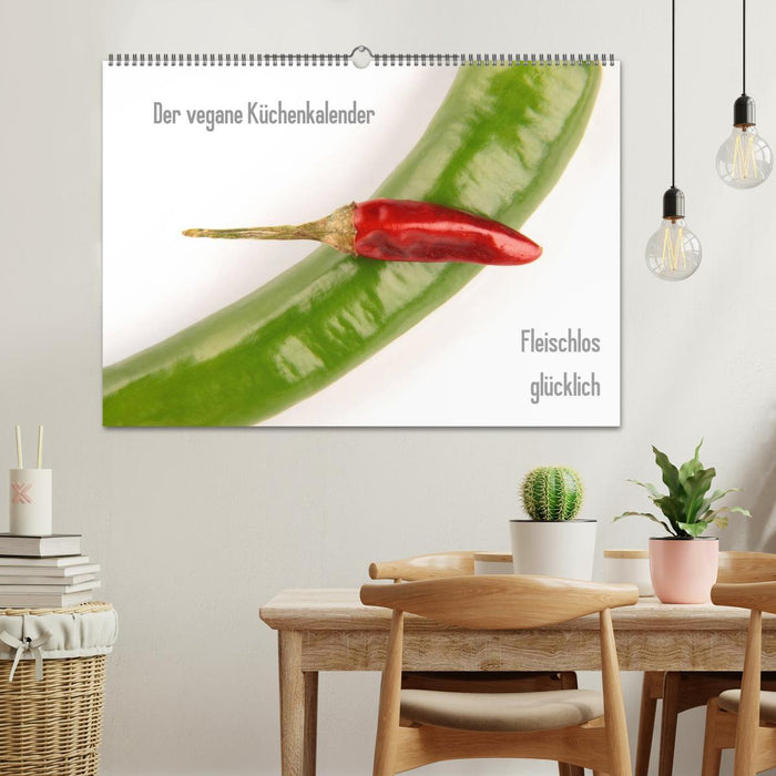 Der vegane Küchenkalender (CALVENDO Wandkalender 2026)