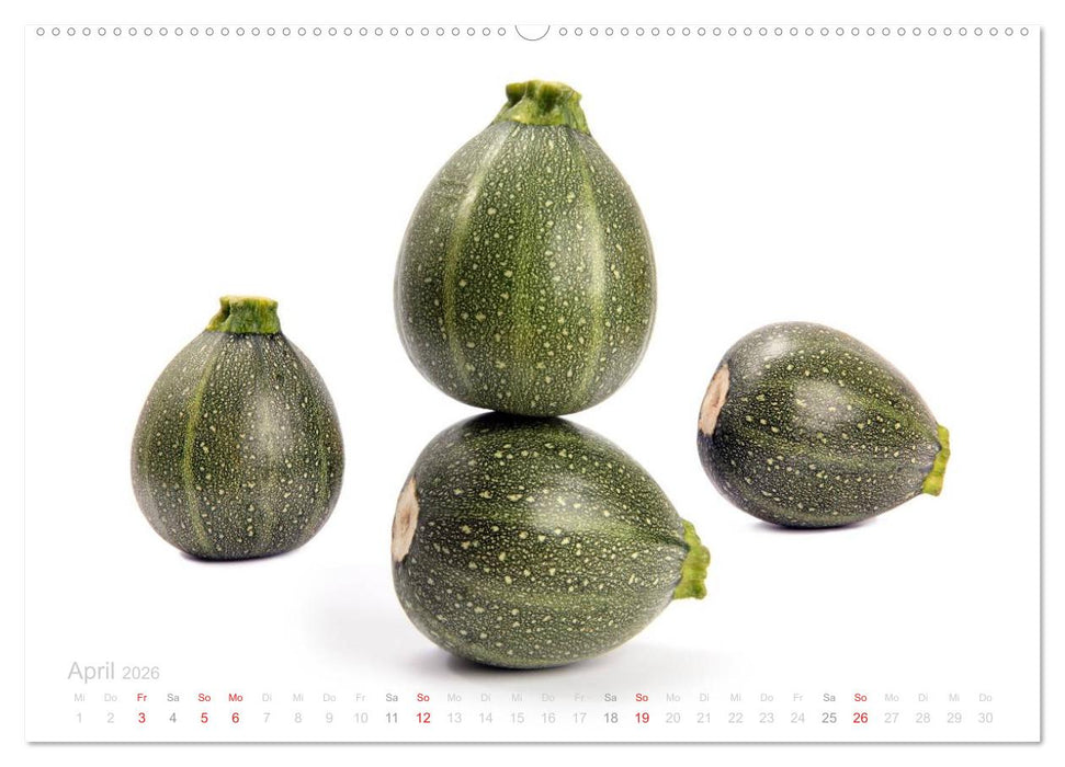 Der vegane Küchenkalender (CALVENDO Wandkalender 2026)
