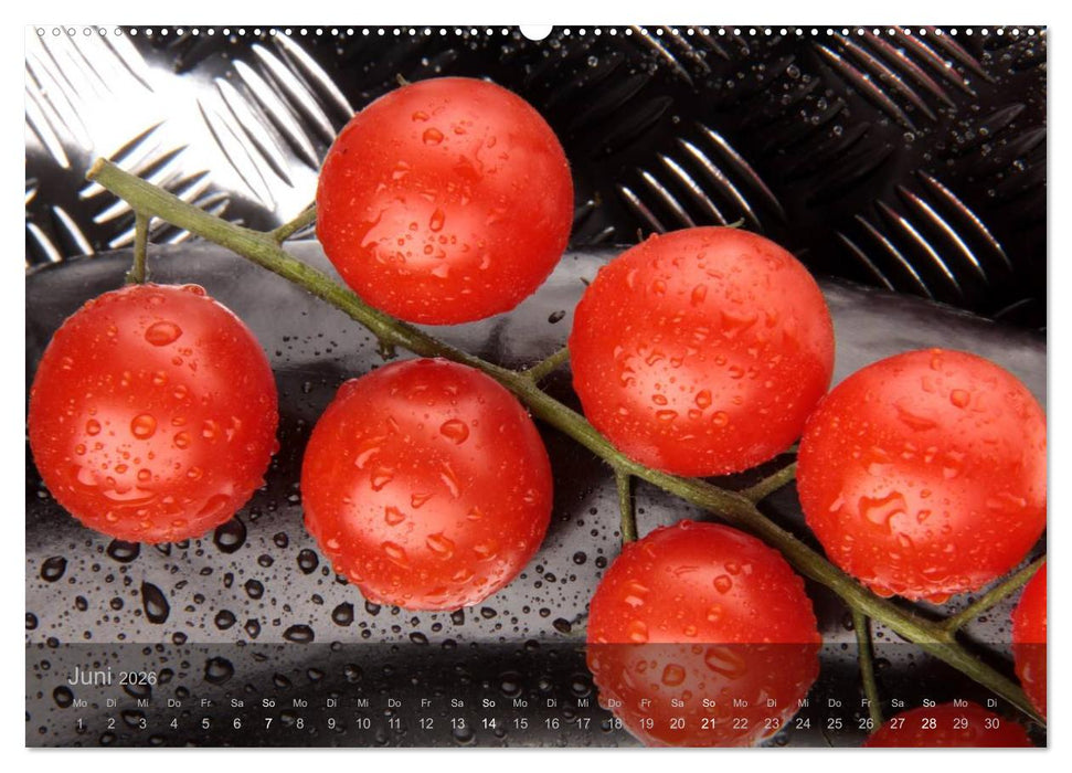 Der vegane Küchenkalender (CALVENDO Wandkalender 2026)