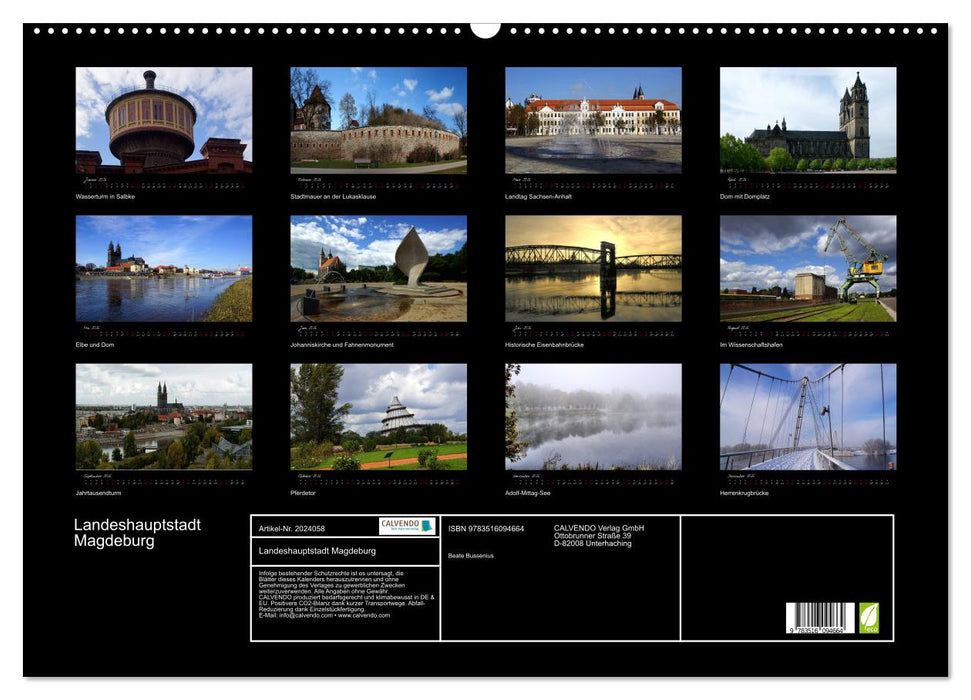 Landeshauptstadt Magdeburg (CALVENDO Wandkalender 2026)