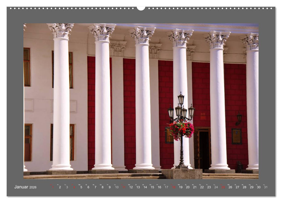 Odessa - Ukrainische Metropole am Schwarzen Meer (CALVENDO Premium Wandkalender 2026)