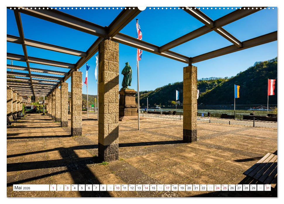 Kaub - Romantische Stadt am Rhein (CALVENDO Premium Wandkalender 2026)