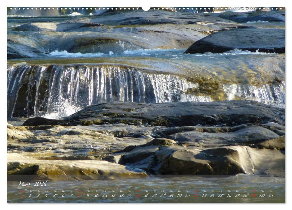 Wasserkraft - Die Bregenzer Ache (CALVENDO Premium Wandkalender 2026)