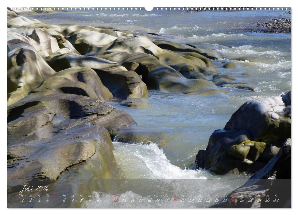 Wasserkraft - Die Bregenzer Ache (CALVENDO Premium Wandkalender 2026)