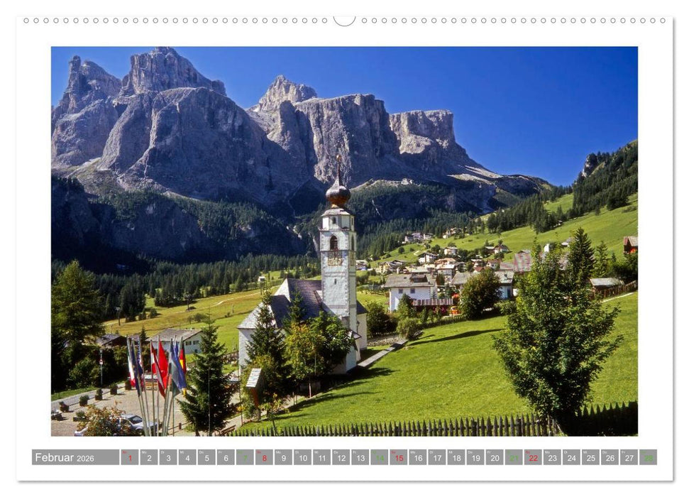 SÜDTIROL - Land der Berge (CALVENDO Premium Wandkalender 2026)