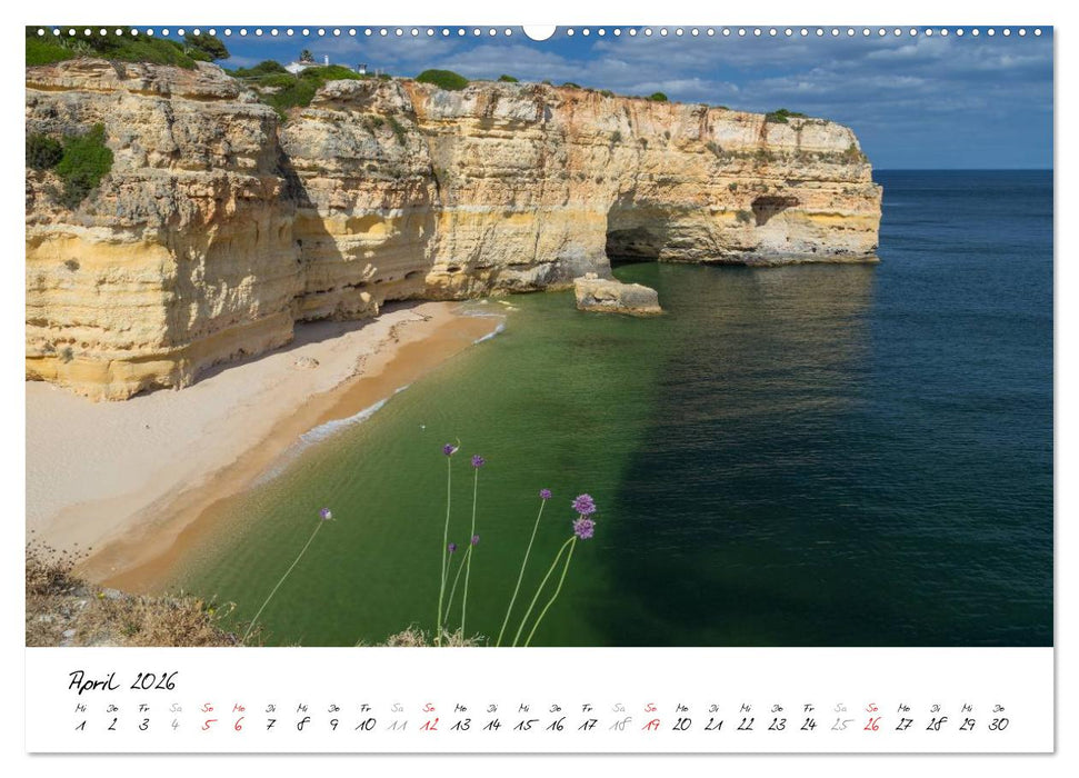 Die portugiesische Atlantikküste - Algarve (CALVENDO Wandkalender 2026)