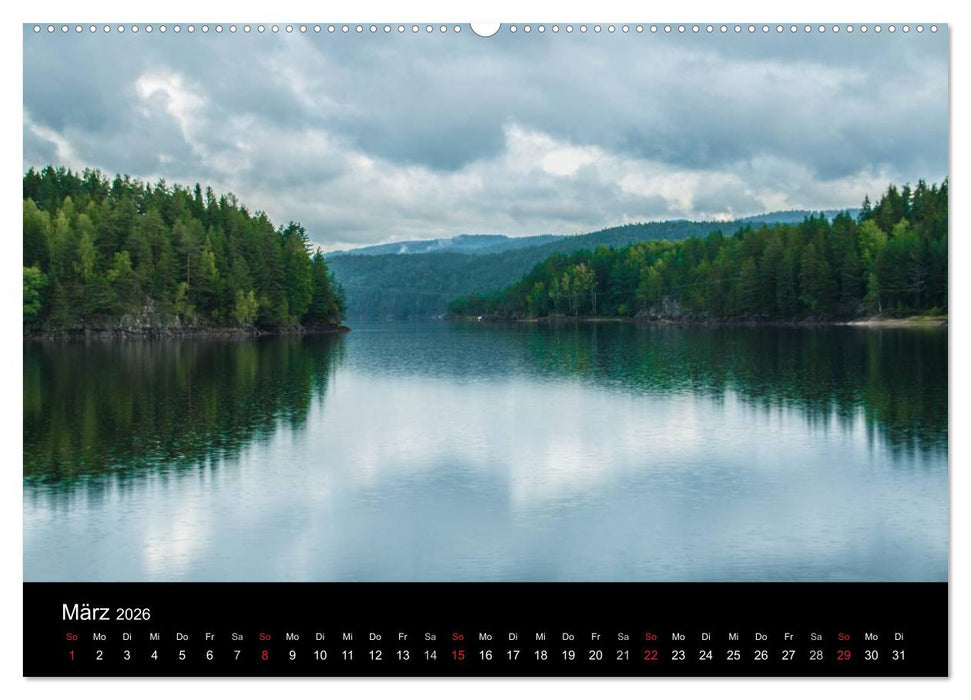 Norwegen - Der Süden (CALVENDO Wandkalender 2026)