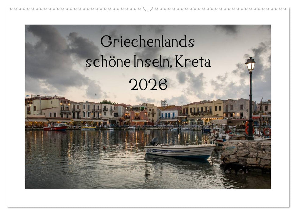 Griechenlands schöne Inseln, Kreta (CALVENDO Wandkalender 2026)