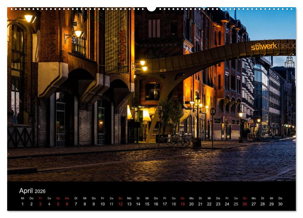 Charmantes Hamburg (CALVENDO Wandkalender 2026)