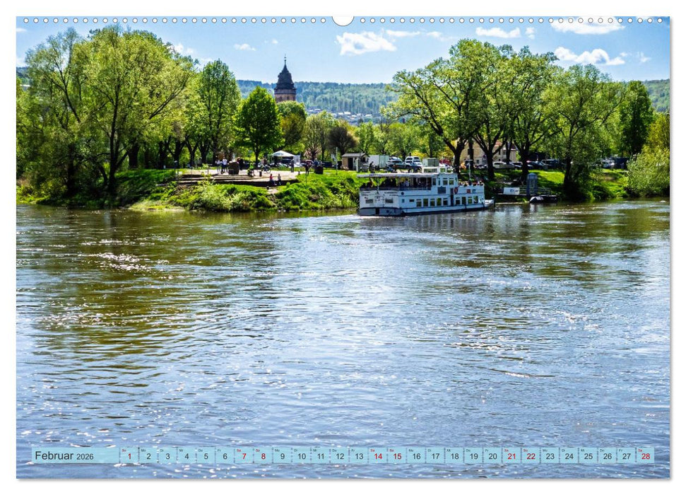 Die Obere Weser - Von Hannoversch Münden bis Bad Karlshafen (CALVENDO Premium Wandkalender 2026)