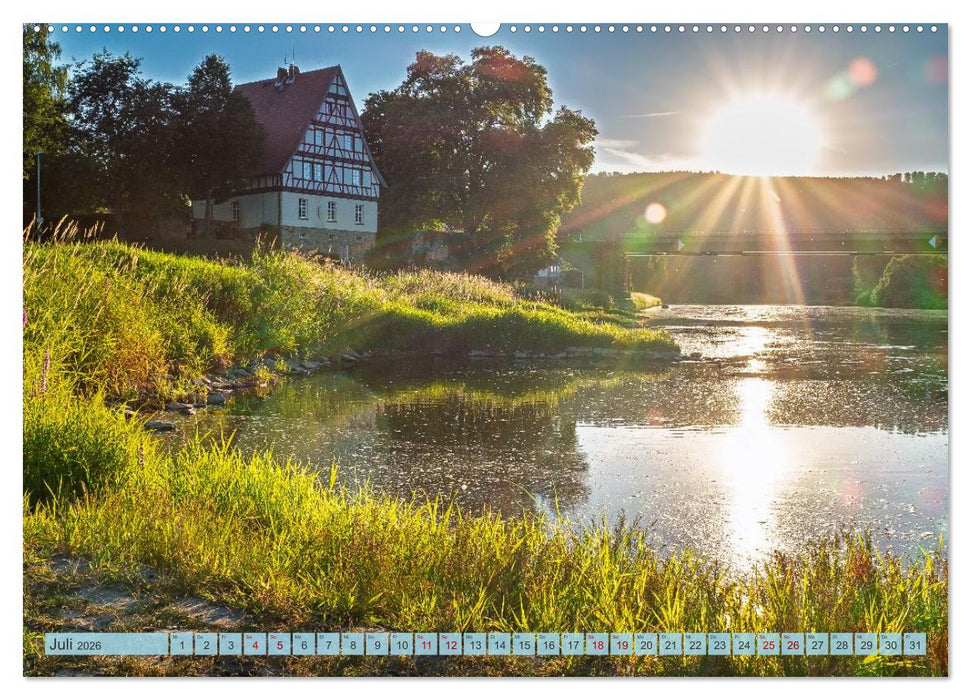 Die Obere Weser - Von Hannoversch Münden bis Bad Karlshafen (CALVENDO Premium Wandkalender 2026)