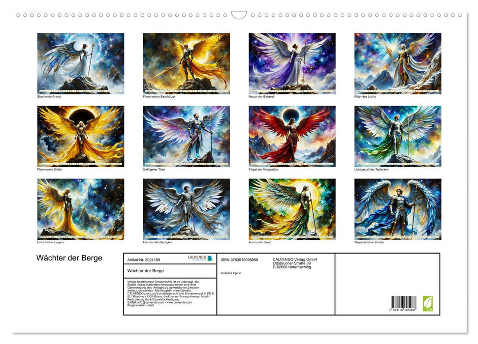 Wächter der Berge (CALVENDO Wandkalender 2026)